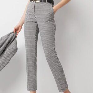 banana republic sloan pants gingham